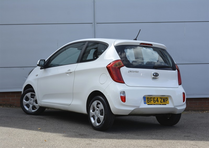 Kia Picanto 1.0 1 Hatchback Euro 5 68 Bhp White #4