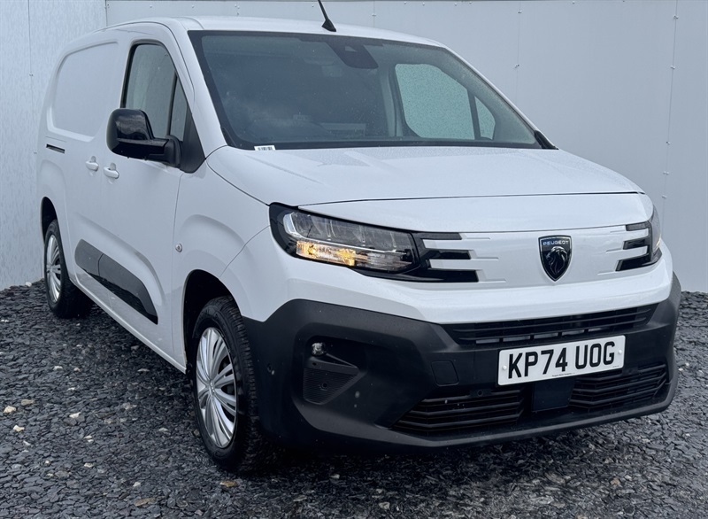 Peugeot Partner 1.5 Bluehdi 950 Asphalt Long Panel Van 6Dr White