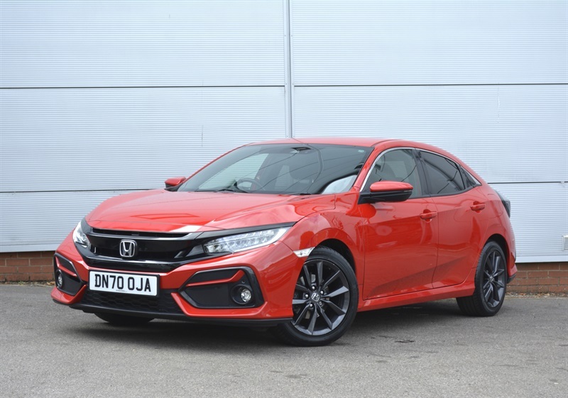Honda Civic 1.0 Vtec Turbo Sr Hatchback Euro Red #2
