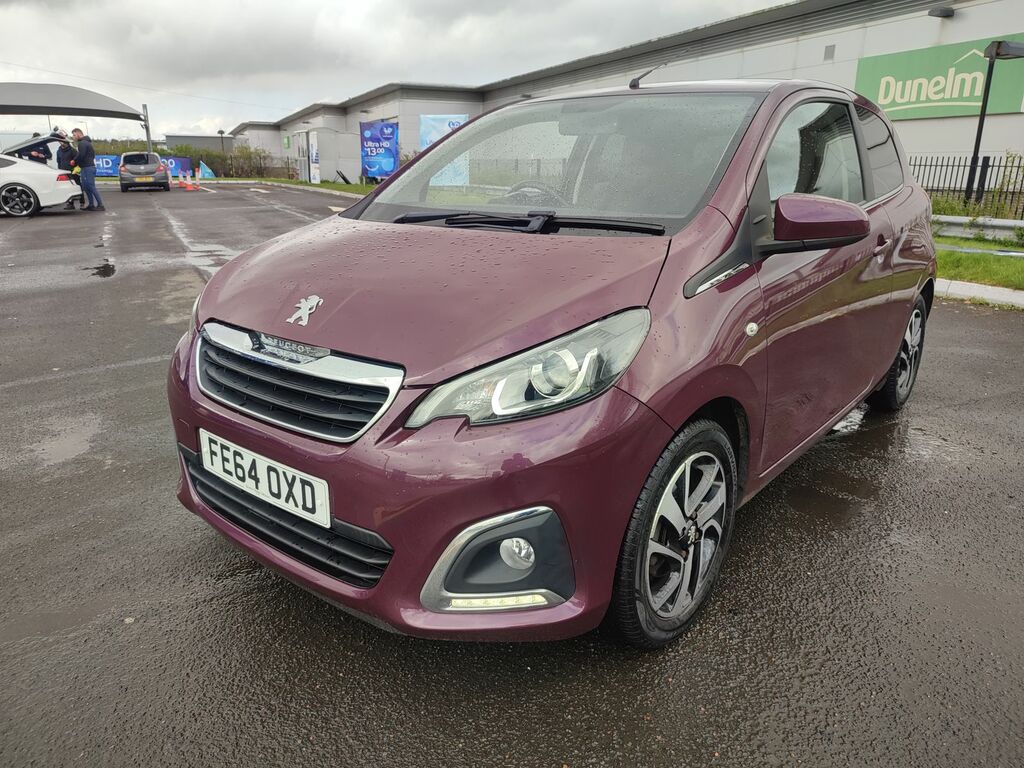 Peugeot 108 1.2L Allure Hatchback Euro 5 82 Purple