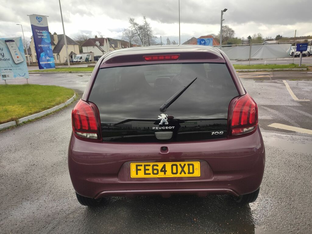Peugeot 108 1.2L Allure Hatchback Euro 5 82 Purple #4