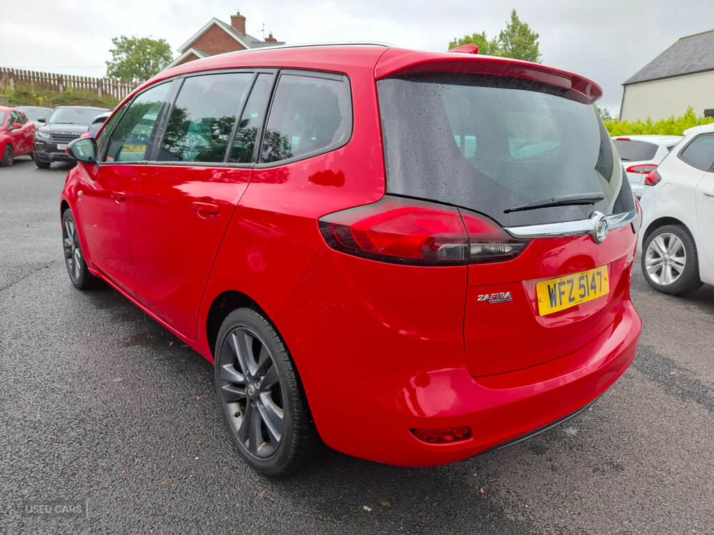 Vauxhall Zafira Tourer 1.4T Sri Red #4