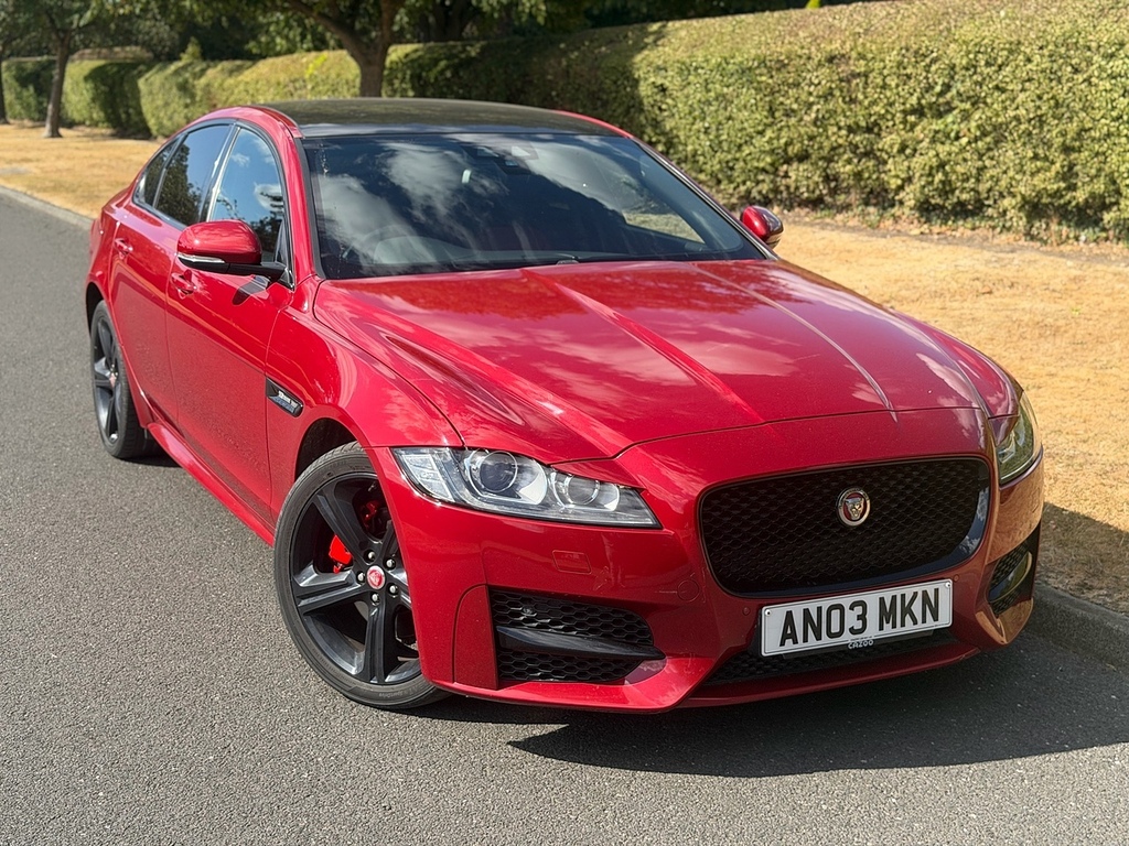 Jaguar XF D R-sport U3662 Ulez Red