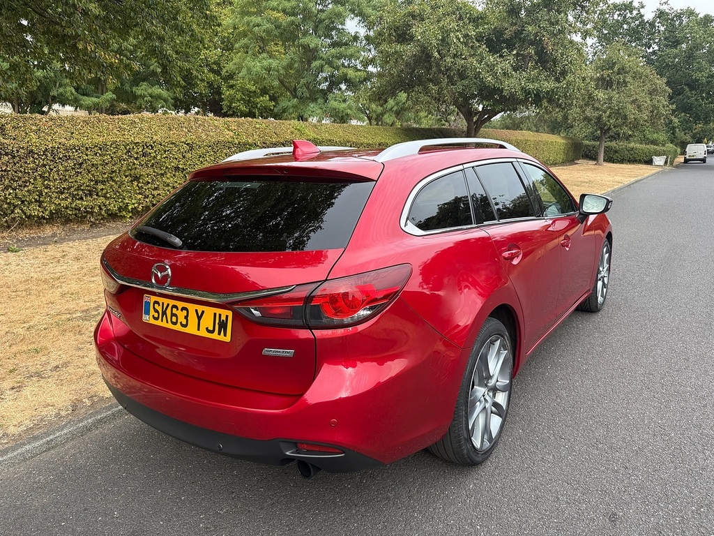Mazda 6 Skyactiv-d Sport Nav U3684 Ulez SK63YJW Red #4