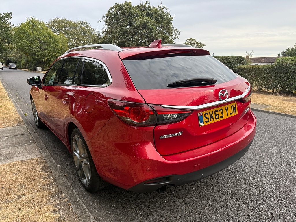 Mazda 6 Skyactiv-d Sport Nav U3684 Ulez SK63YJW Red #6