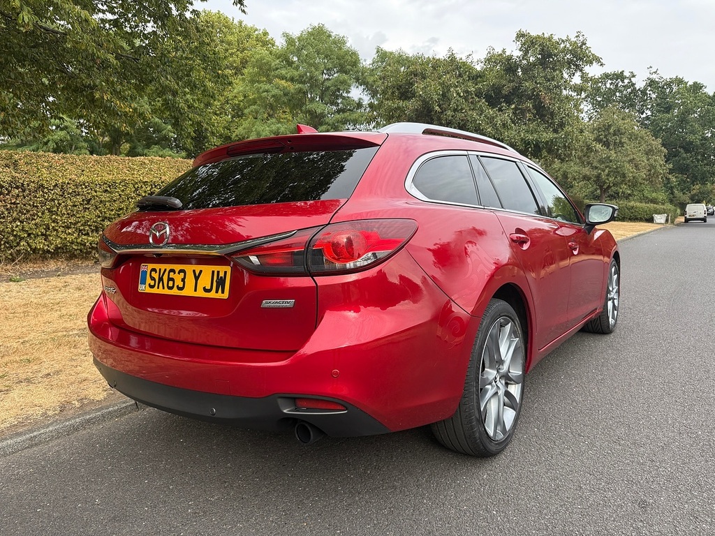 Mazda 6 Skyactiv-d Sport Nav U3684 Ulez SK63YJW Red #3