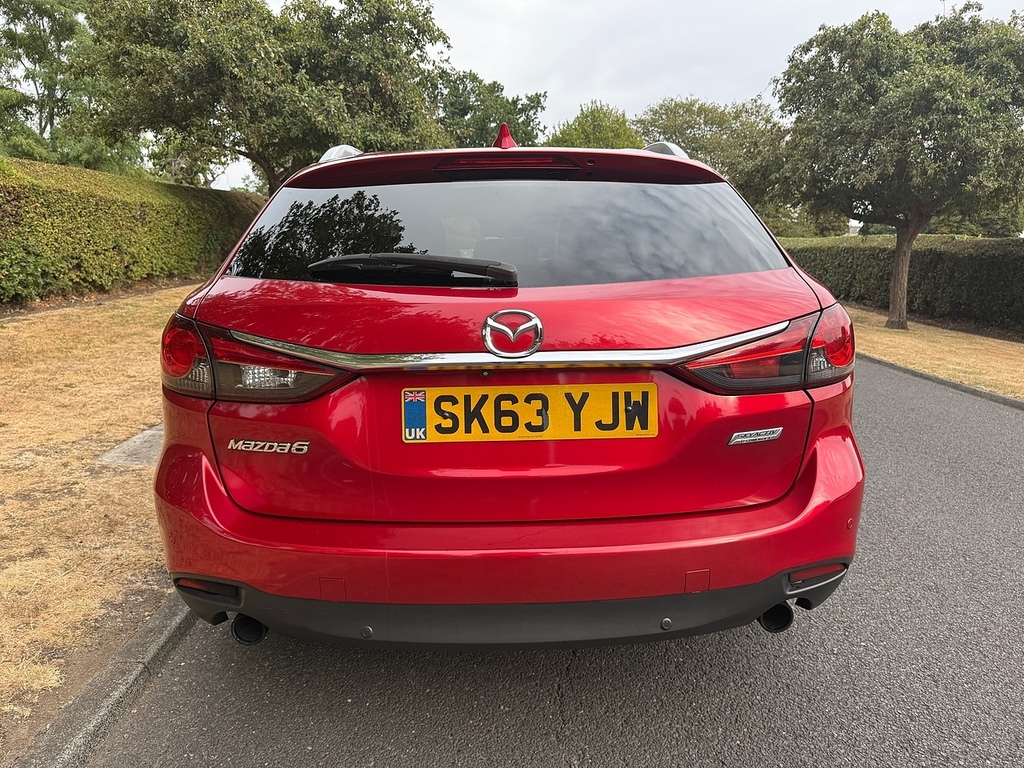 Mazda 6 Skyactiv-d Sport Nav U3684 Ulez SK63YJW Red #5