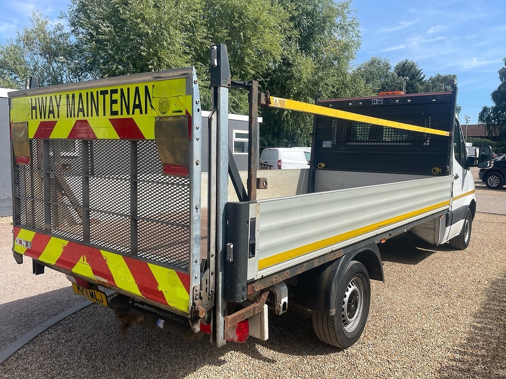 Mercedes-Benz Sprinter 315 2.0 Cdi Progressive L3 Lwb 14Ft Dropside Tail KP71MLJ White #5