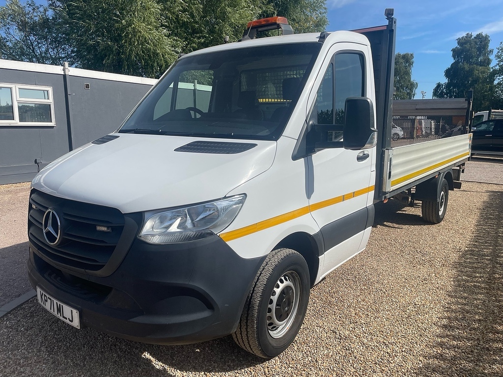 Mercedes-Benz Sprinter 315 2.0 Cdi Progressive L3 Lwb 14Ft Dropside Tail KP71MLJ White #3