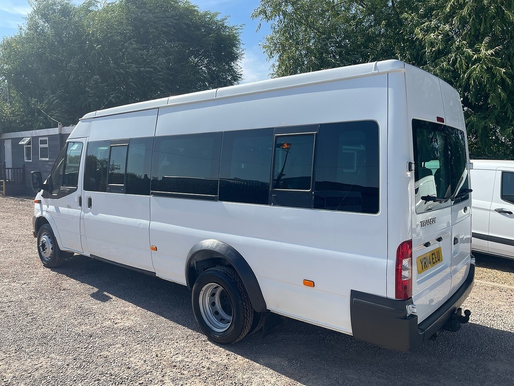 Ford Transit Custom Tdci 430 2.2 L4 Xlwb Minibus - 17 Seats White #3