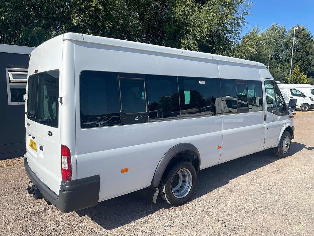 Ford Transit Custom Tdci 430 2.2 L4 Xlwb Minibus - 17 Seats White #4