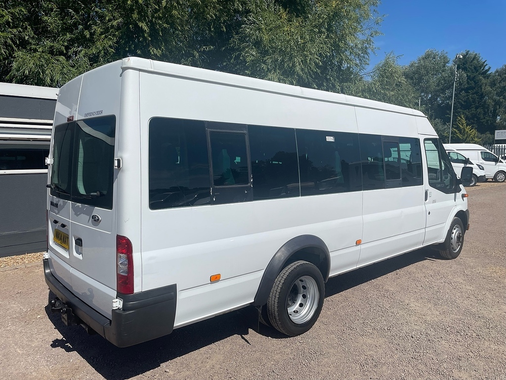 Ford Transit Custom 430 2.2 Tdci Lwb 17 Seater Minibus White #4