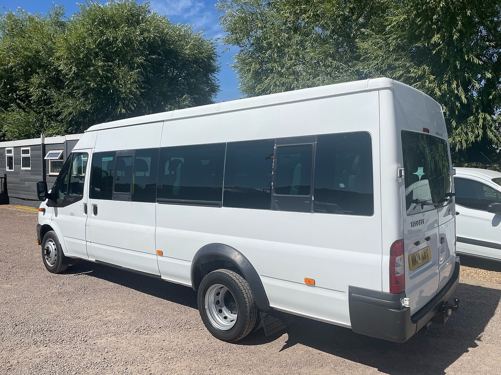 Ford Transit Custom 430 2.2 Tdci Lwb 17 Seater Minibus White #3