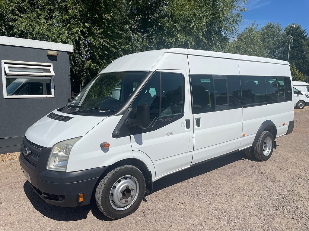 Ford Transit Custom 430 2.2 Tdci Lwb 17 Seater Minibus White #2