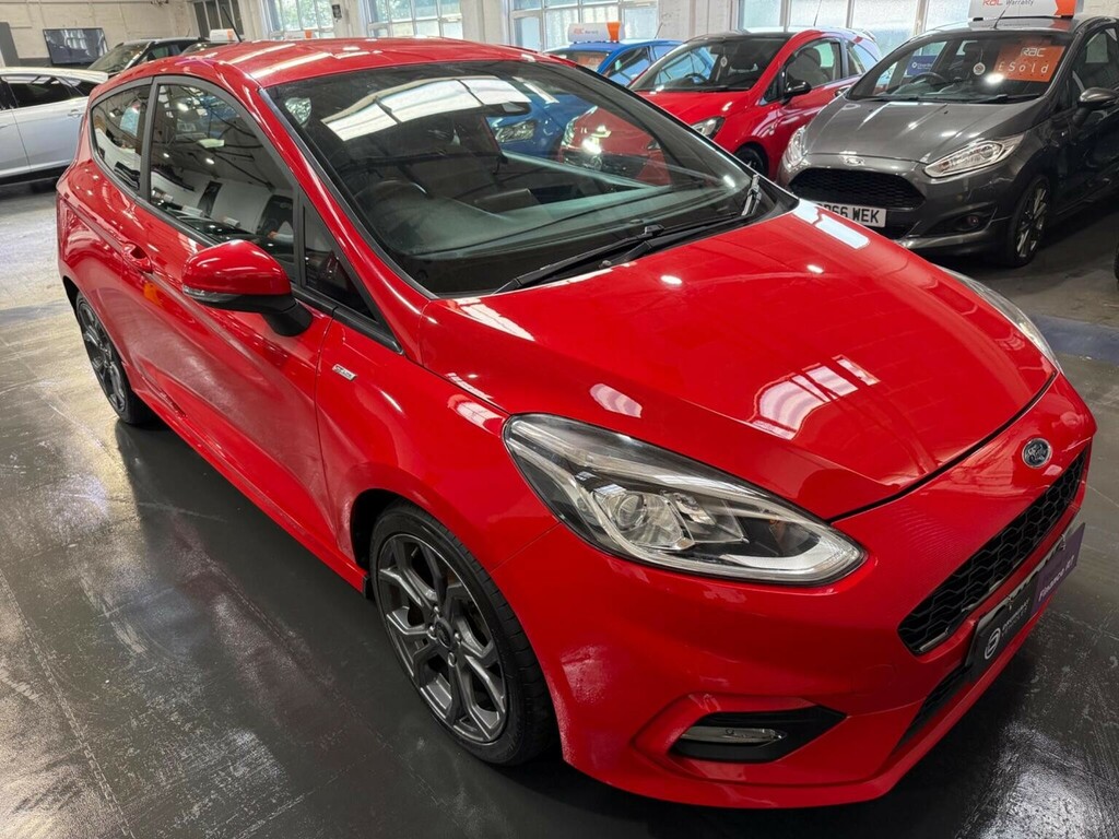 Ford Fiesta Hatchback 1.0T Ecoboost St-line Euro 6 Ss SK18YTG Red #3