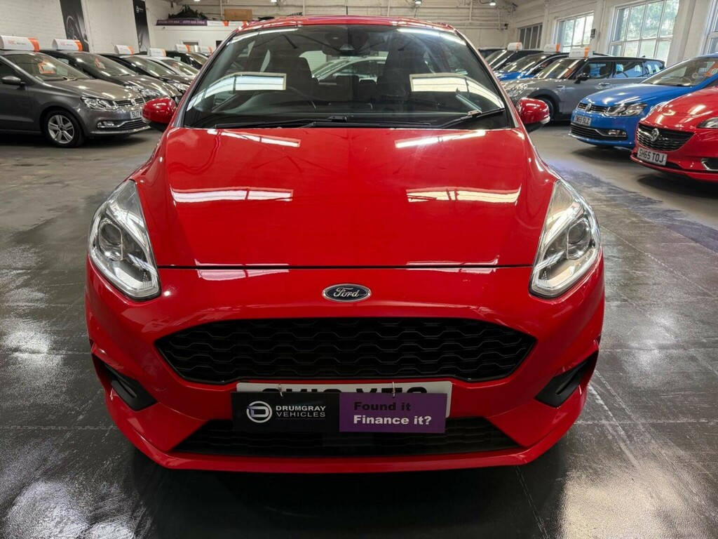Ford Fiesta Hatchback 1.0T Ecoboost St-line Euro 6 Ss SK18YTG Red #4