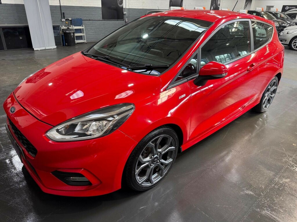 Ford Fiesta Hatchback 1.0T Ecoboost St-line Euro 6 Ss SK18YTG Red #6