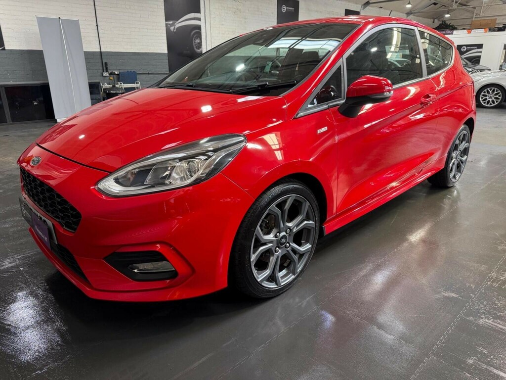 Ford Fiesta Hatchback 1.0T Ecoboost St-line Euro 6 Ss SK18YTG Red #5