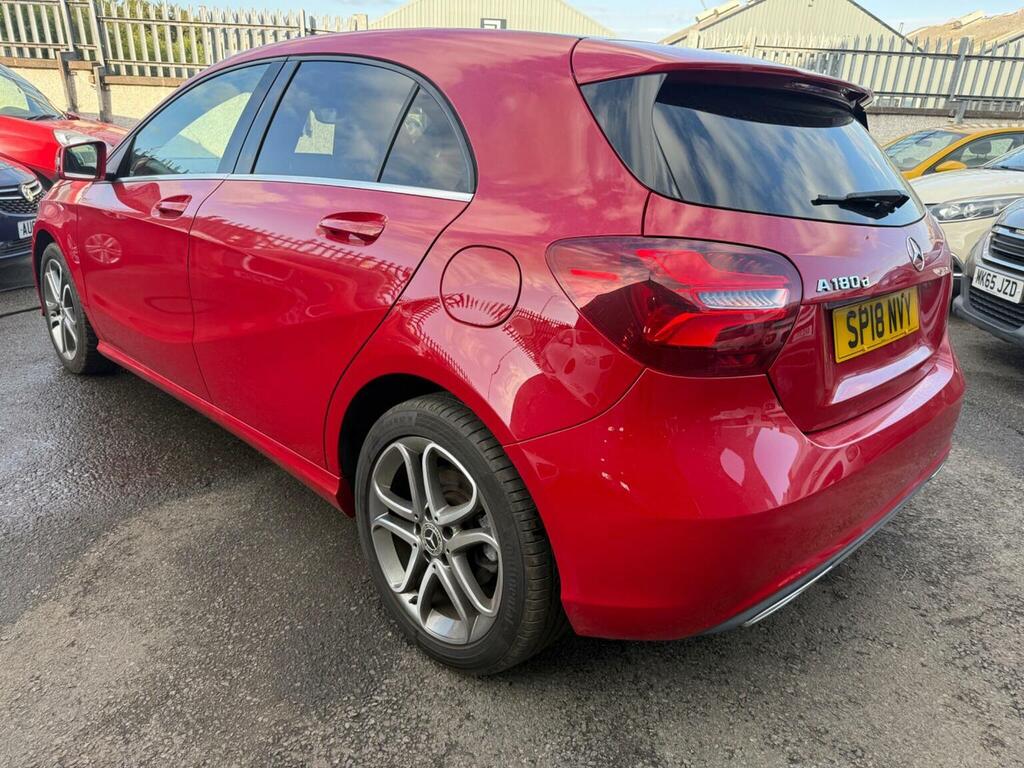 Mercedes-Benz A Class Hatchback 1.5 A180d Sport Edition Euro 6 Ss Red #3