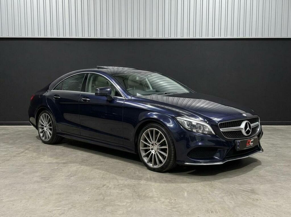 Mercedes-Benz CLS 3.0 Cls350d V6 Amg Line Premium Plus Coupe G-tro Blue #5