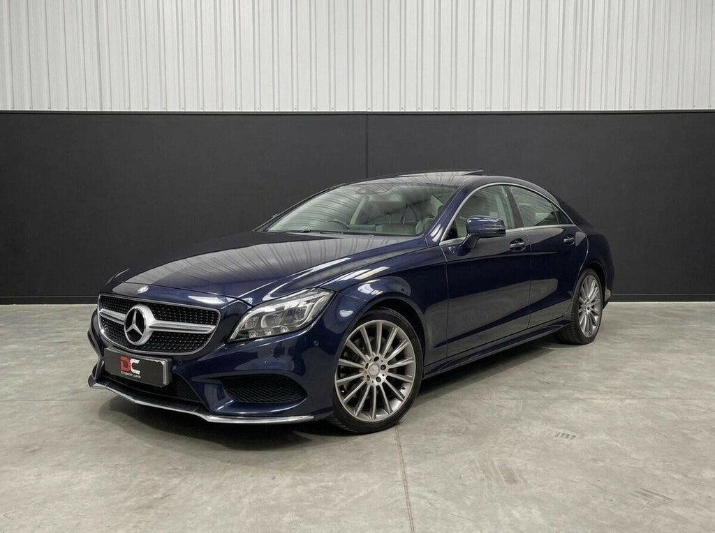 Mercedes-Benz CLS 3.0 Cls350d V6 Amg Line Premium Plus Coupe G-tro Blue