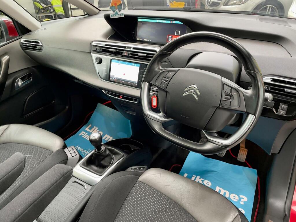 Citroen C4 Picasso Mpv 1.6 Bluehdi Flair Euro 6 Ss 201767 HV67GJY Red #5