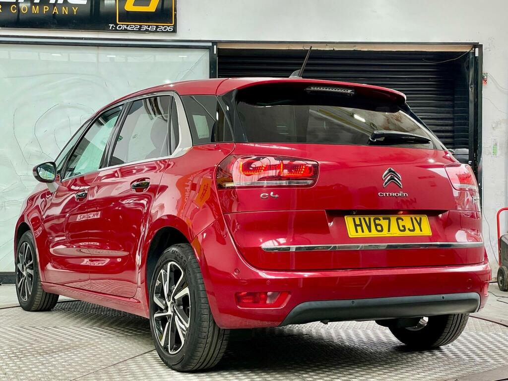 Citroen C4 Picasso Mpv 1.6 Bluehdi Flair Euro 6 Ss 201767 HV67GJY Red #4