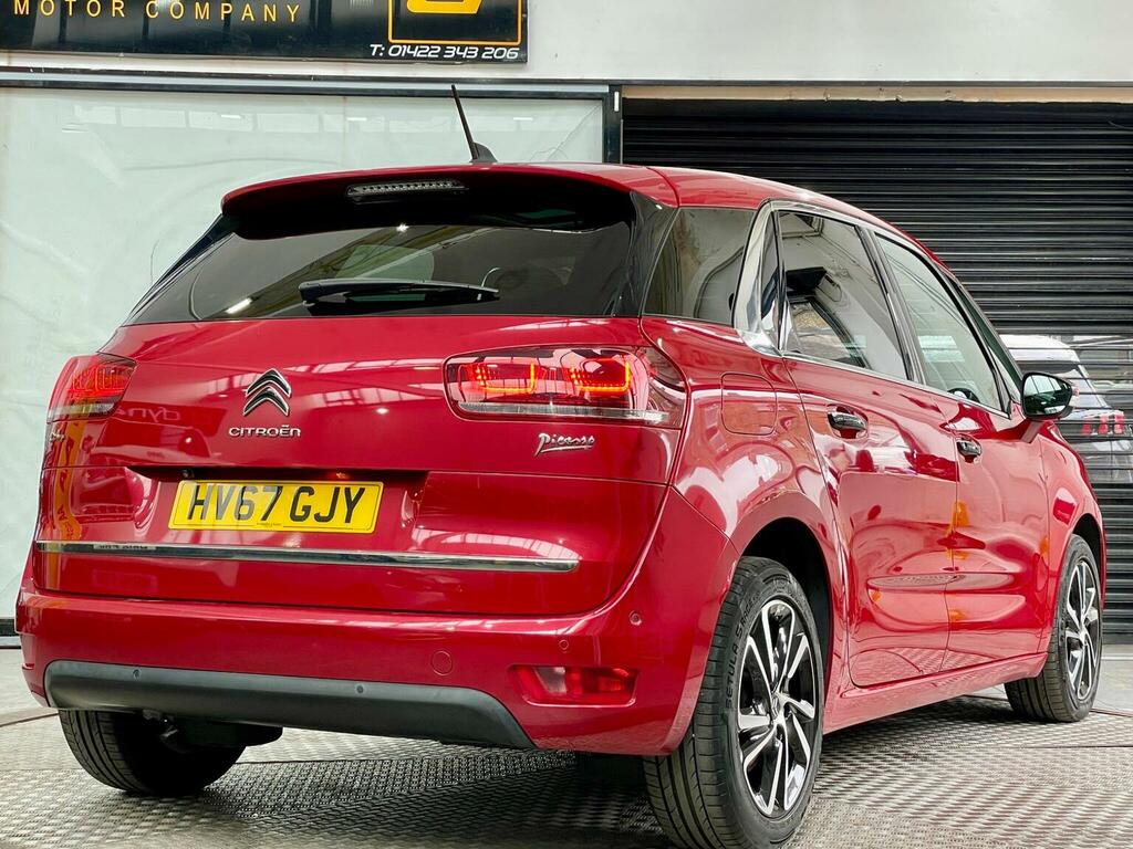 Citroen C4 Picasso Mpv 1.6 Bluehdi Flair Euro 6 Ss 201767 HV67GJY Red #3