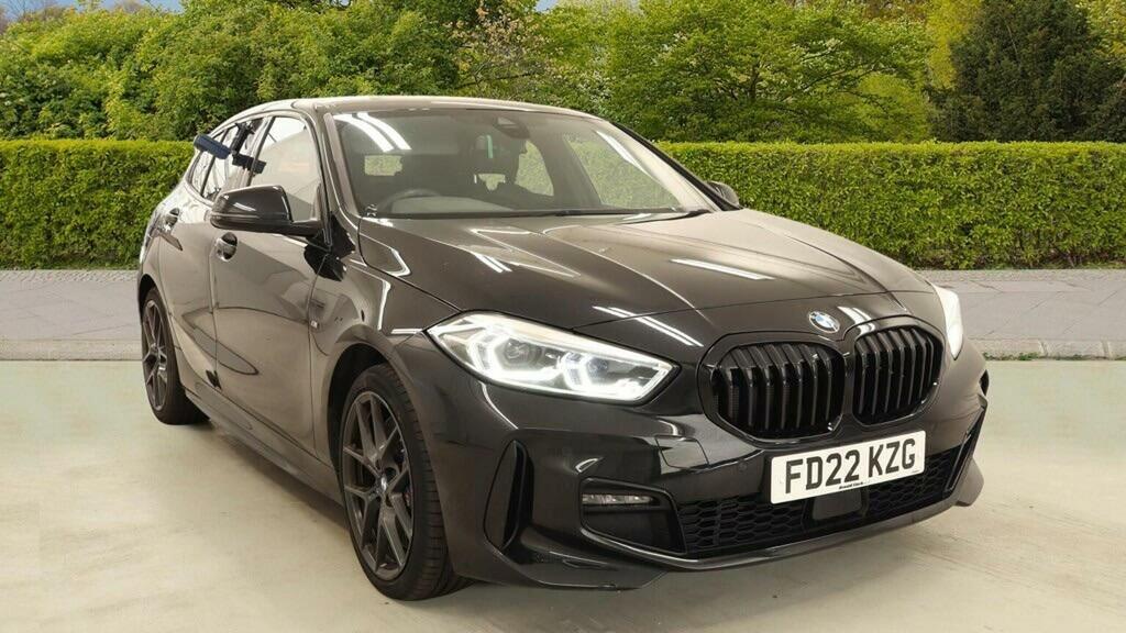 BMW 1 Series Hatchback 1.5 118I M Sport Lcp Dct Euro 6 Ss FD22KZG Black #2