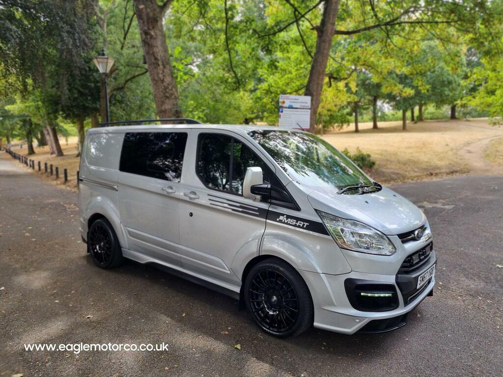 Ford Transit Custom Combi Van 2.0 Tdci 290 Limited L1 H1 M-sport 20 SM67YDB Silver #4