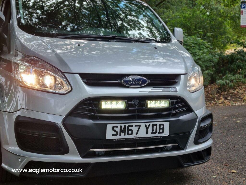 Ford Transit Custom Combi Van 2.0 Tdci 290 Limited L1 H1 M-sport 20 SM67YDB Silver #3