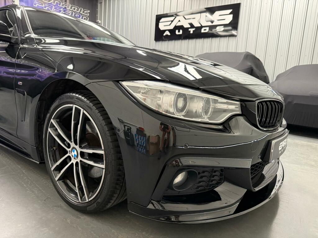 BMW 4 Series Gran Coupe 2.0 420D M Sport Coupe Euro 6 S S SE16JKO Black #4