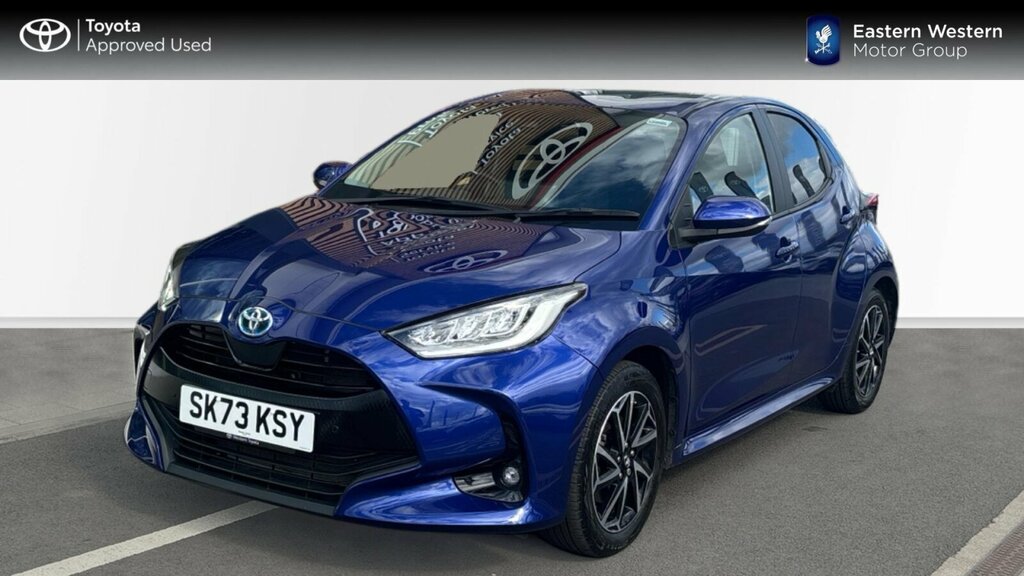 Toyota Yaris 1.5 Vvt-h Design E-cvt Euro 6 Ss SK73KSY Blue #4