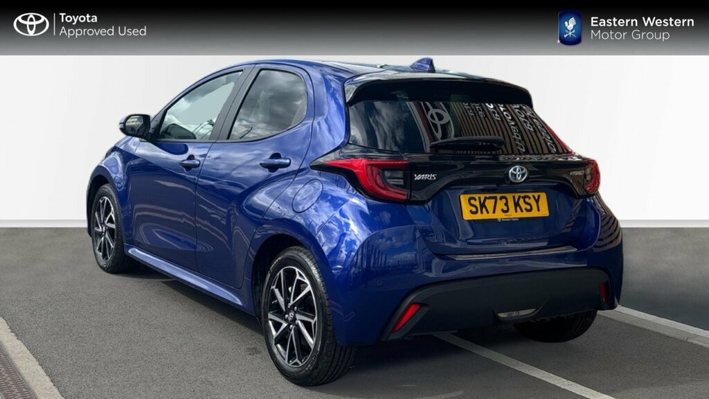 Toyota Yaris 1.5 Vvt-h Design E-cvt Euro 6 Ss SK73KSY Blue #5