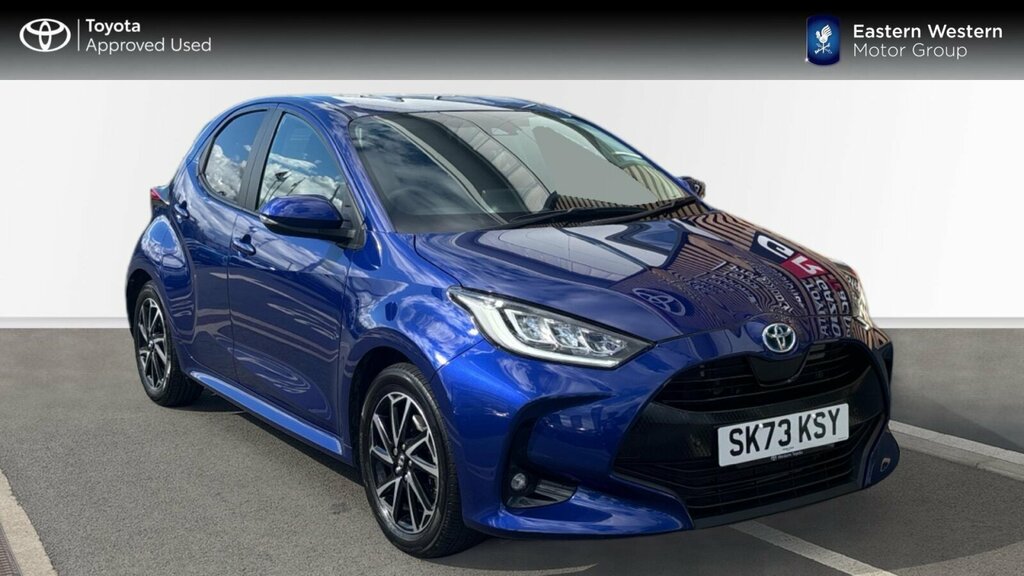 Toyota Yaris 1.5 Vvt-h Design E-cvt Euro 6 Ss SK73KSY Blue #2