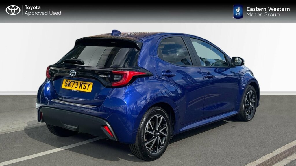 Toyota Yaris 1.5 Vvt-h Design E-cvt Euro 6 Ss SK73KSY Blue #3