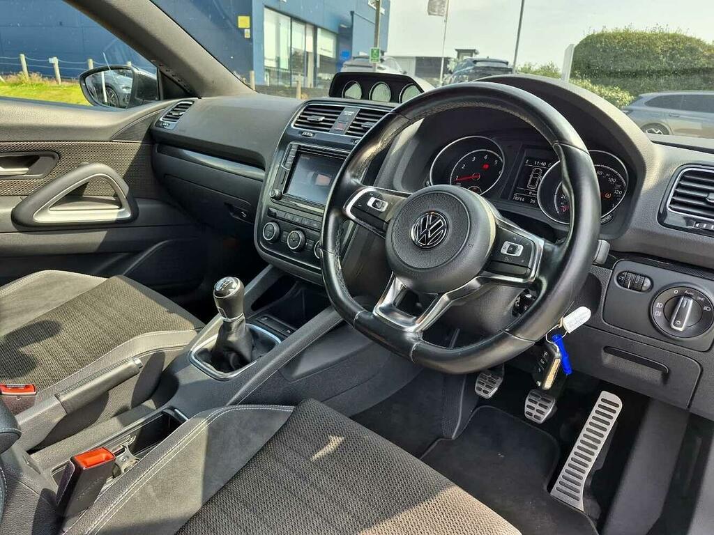 Volkswagen Scirocco Gt Black Edition 1.4 Tsi 125Ps 6-Speed 3 Do SM17KBE White #6
