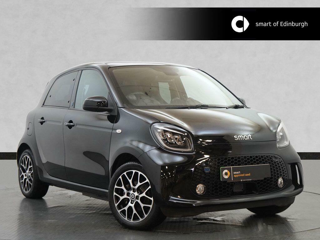 Smart Forfour 17.6Kwh Exclusive 22Kw Charger Black