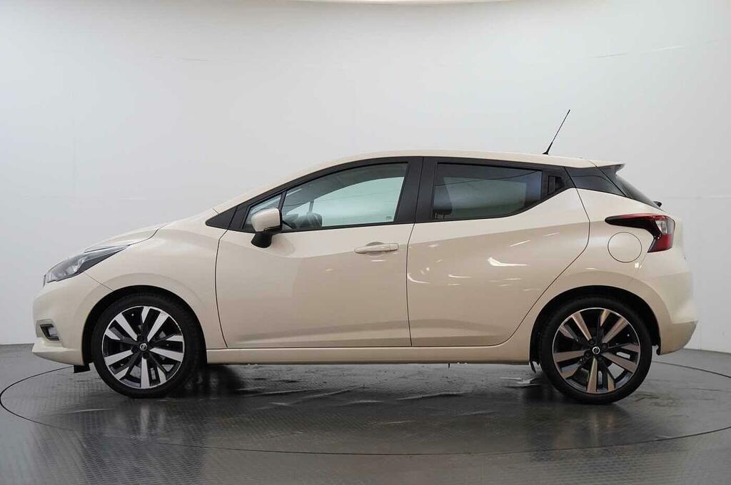 Nissan Micra 1.0 Ig-t 92 Tekna With Bose Audio Nav And 360 Ar White #5