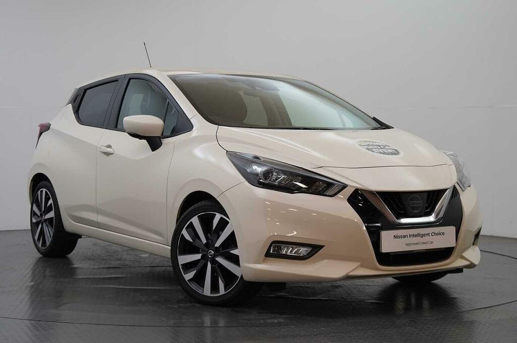 Nissan Micra 1.0 Ig-t 92 Tekna With Bose Audio Nav And 360 Ar White