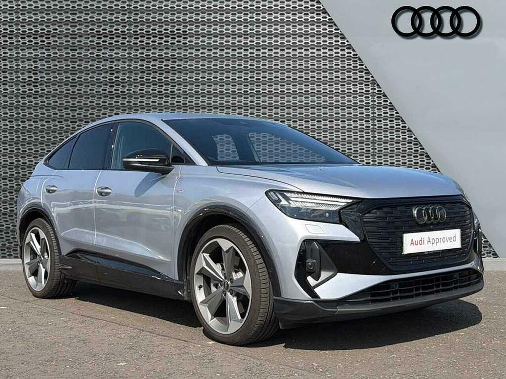 Audi Q4 E Tron Q4 Sportback Black Edition 45 E-tron Quattro 210,0 Silver