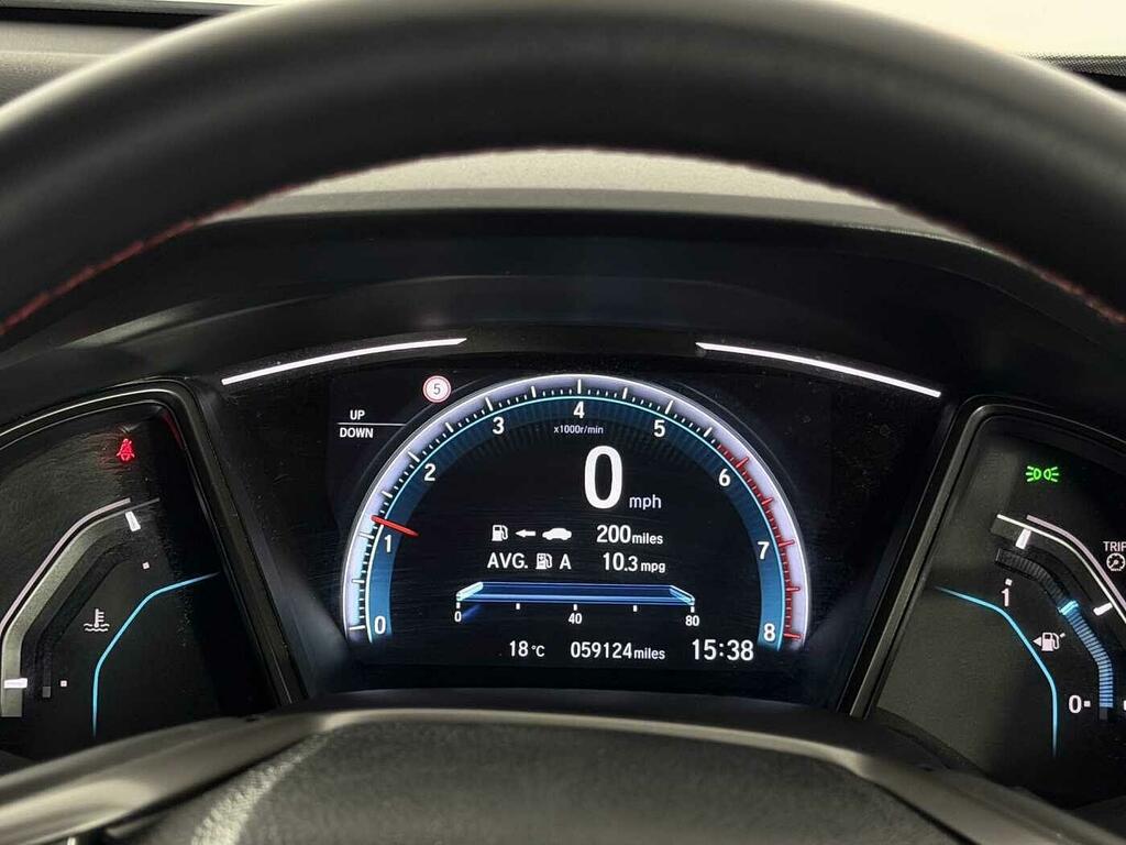 Honda Civic 1.0 Vtec Turbo Sr Hatchback Cvt Euro 6 Red #11