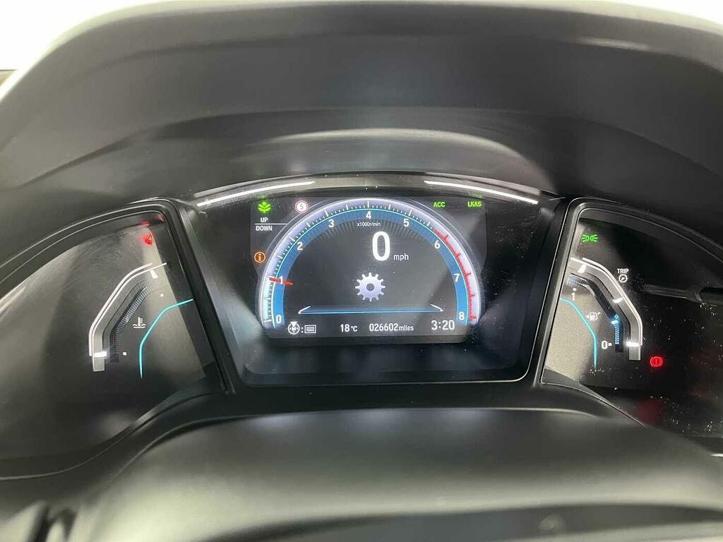 Honda Civic 1.0 Vtec Turbo Ex Hatchback Cvt Euro 6 Black #11