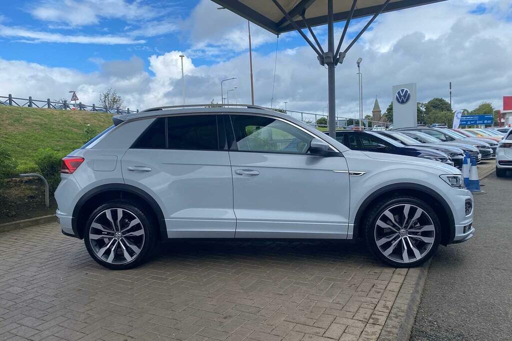 Volkswagen T-Roc 1.5 Tsi Evo R-line Dsg Silver #4