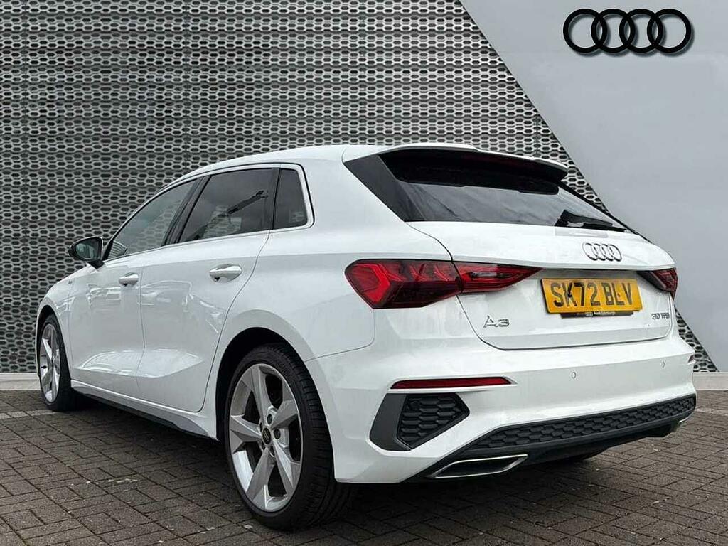 Audi A3 S Line 30 Tfsi 110 Ps 6-Speed White #3