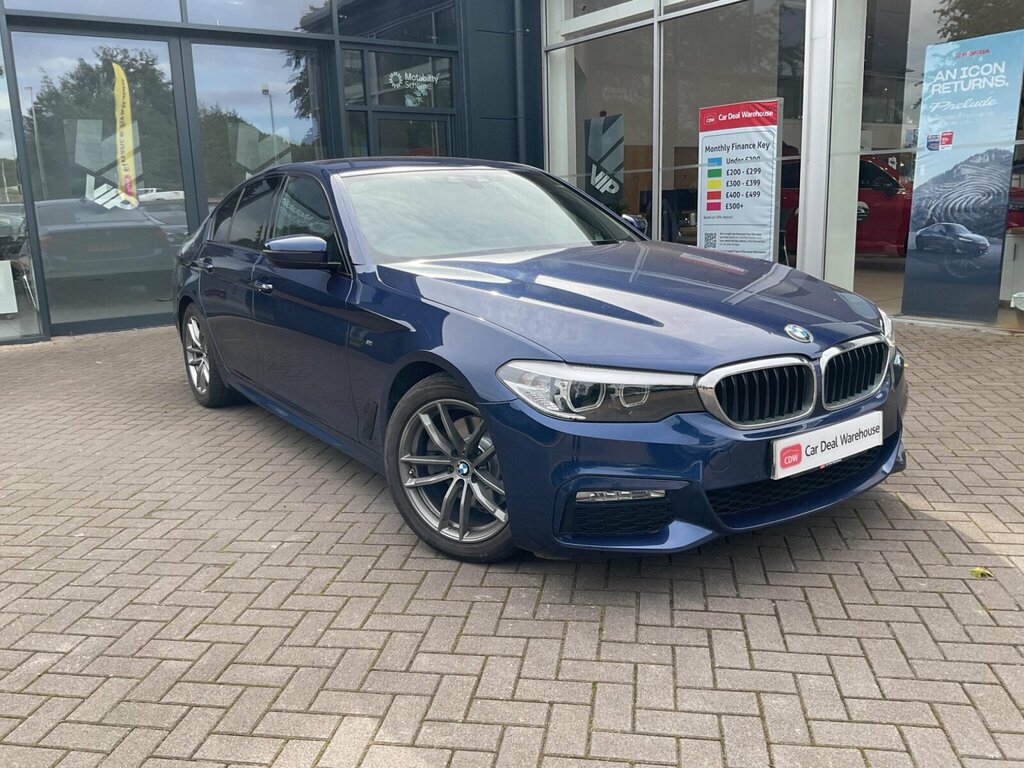 BMW 5 Series 2.0 520I Gpf M Sport Euro 6 Ss Blue