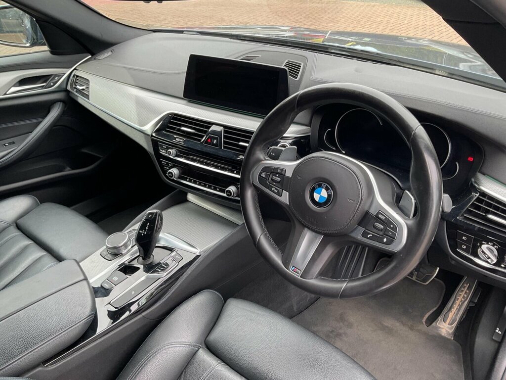 BMW 5 Series 520D Xdrive M Sport Black #11