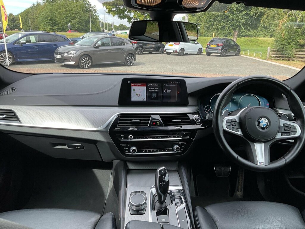 BMW 5 Series 520D Xdrive M Sport Black #10