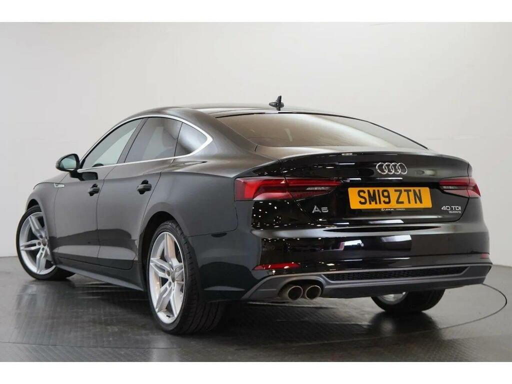 Audi A5 2.0 Tdi 40 S Line Sportback S Tronic Quattro Euro Black #3
