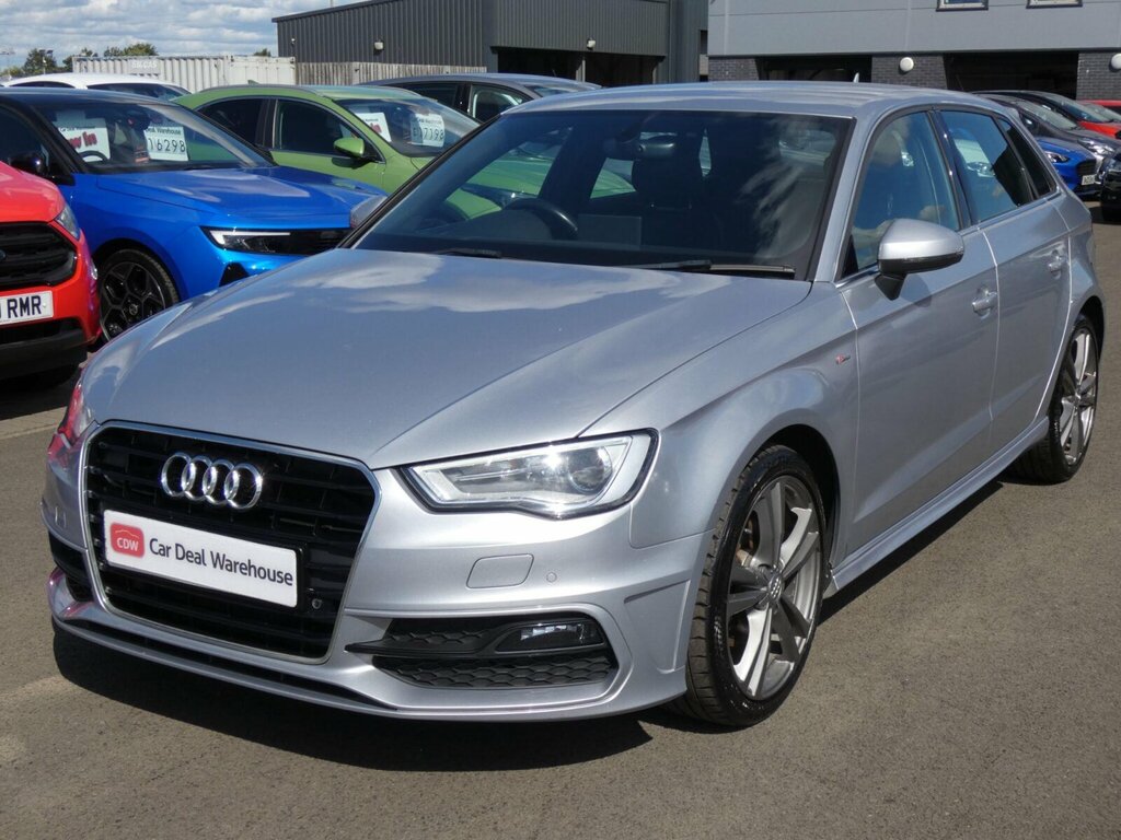 Audi A3 2.0 Tdi S Line Sportback Euro 6 Ss Nav Silver #4